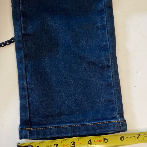 Steve's Jeans Jeggings Slim Stretch Lightweight Dark Wash Drawstring 30/30 - Picture 10 of 12